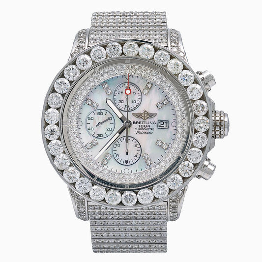 Breitling Super Avenger A13370 53MM with Diamond Dial