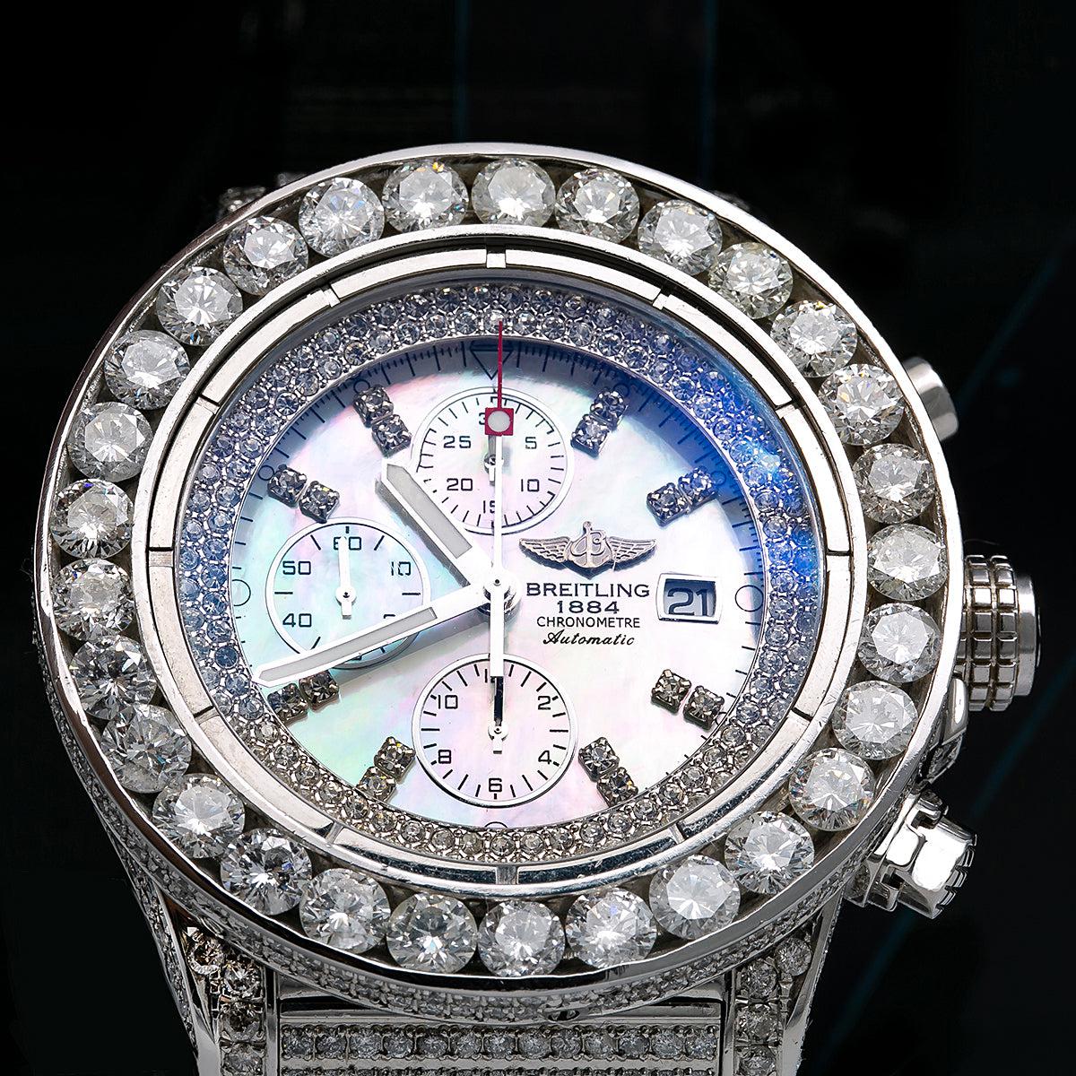 Breitling Super Avenger A13370 53MM with Diamond Dial