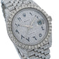 Rolex Datejust 41MM 126300 Diamond Paved Eastern Arabic Dial Diamond Bezel Stainless Steel Full Diamond Jubilee Bracelet