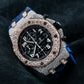 Audemars Piguet Royal Oak Offshore Chronograph 26170ST 42MM Black Dial With 15.75 CT Diamonds