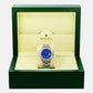 Rolex Datejust 36MM 16014 Blue Diamond Dial Diamond Bezel Stainless Steel Full Diamond Oyster Bracelet
