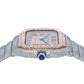 Cartier Santos WSSA0029 35MM Rose Gold Diamond Dial With 18.75 CT Diamonds