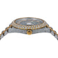 Rolex Datejust 41MM 126333 Black Mother of Pearl Roman Diamond Dial Diamond Bezel Two Tone Yellow Gold Full Diamond Jubilee Bracelet