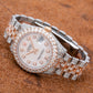 Rolex Datejust 31MM 178271 Mother of Pearl Diamond Dial Diamond Bezel Two Tone Rose Gold Full Diamond Jubilee Bracelet 11.25ct