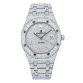 Audemars Piguet Royal Oak Selfwinding 15400ST 41MM Silver  Diamond Dial With 25.25 CT Diamonds