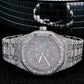 Audemars Piguet Royal Oak Selfwinding 15450ST 37MM Silver Diamond Dial With Stainless Steel Bracelet