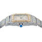 Cartier Santos Galbée 31MM White Dial With Two Tone Diamond Bracelet