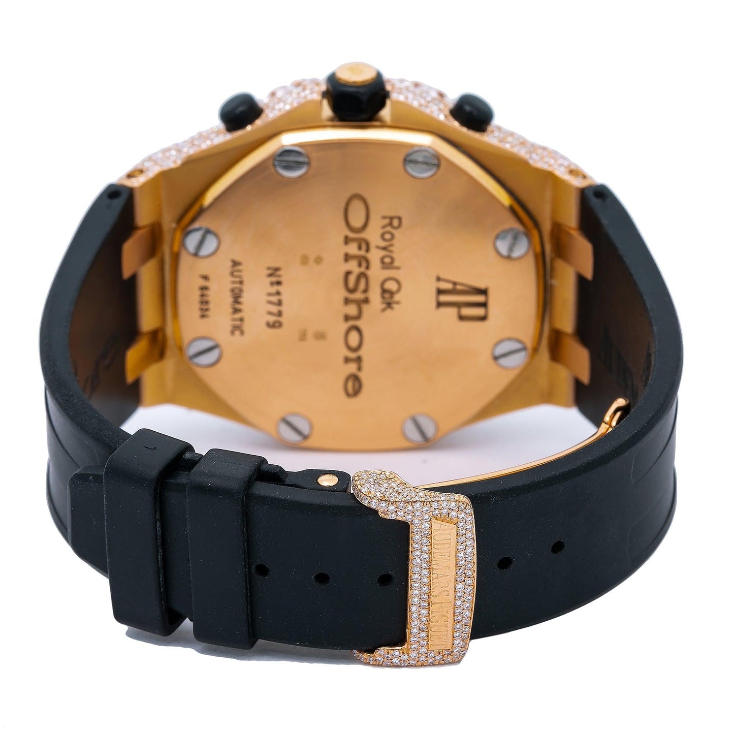 Audemars Piguet Royal Oak Offshore Chronograph 25940OK 42MM Rose Gold Diamond Dial With Rubber Bracelet