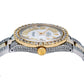 Rolex Datejust 36MM 1601 Mother of Pearl Roman Diamond Dial Diamond Bezel Two Tone Yellow Gold Semi Diamond Jubilee Bracelet