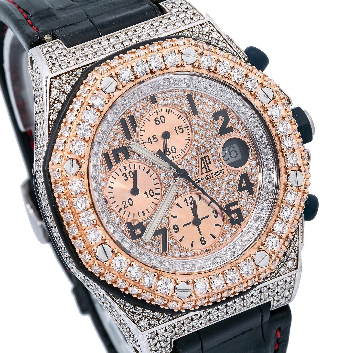 Audemars Piguet Royal Oak Offshore Chronograph 26170ST 42MM With Leather Bracelet