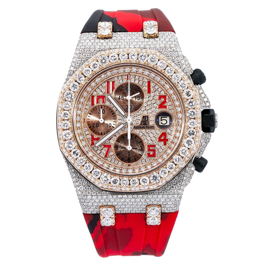 Audemars Piguet Royal Oak Offshore Chronograph 26170ST 42MM With 17.25 CT Diamonds