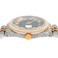 Rolex Datejust 36MM 1601 Green Roman Diamond Dial Diamond Bezel Two Tone Yellow Gold Full Diamond Jubilee Bracelet 9.25ct
