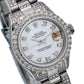 Rolex Datejust 26MM 69160 Mother of Pearl Diamond Dial Diamond Bezel Stainless Steel Full Diamond Oyster Bracelet 5.75ct