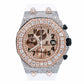 Audemars Piguet Royal Oak Offshore Chronograph 25940SK 42MM Rose Gold Diamond Dial With Rubber Bracelet
