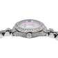 Rolex Datejust 26MM 6916 Pink Mother of Pearl Diamond Dial Diamond Bezel Stainless Steel Full Diamond Jubilee Bracelet 6.75ct