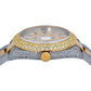 Rolex Datejust 36MM 116203 Diamond Paved Rainbow Hour Dial Diamond Bezel Two Tone Yellow Gold Semi Diamond Oyster Bracelet