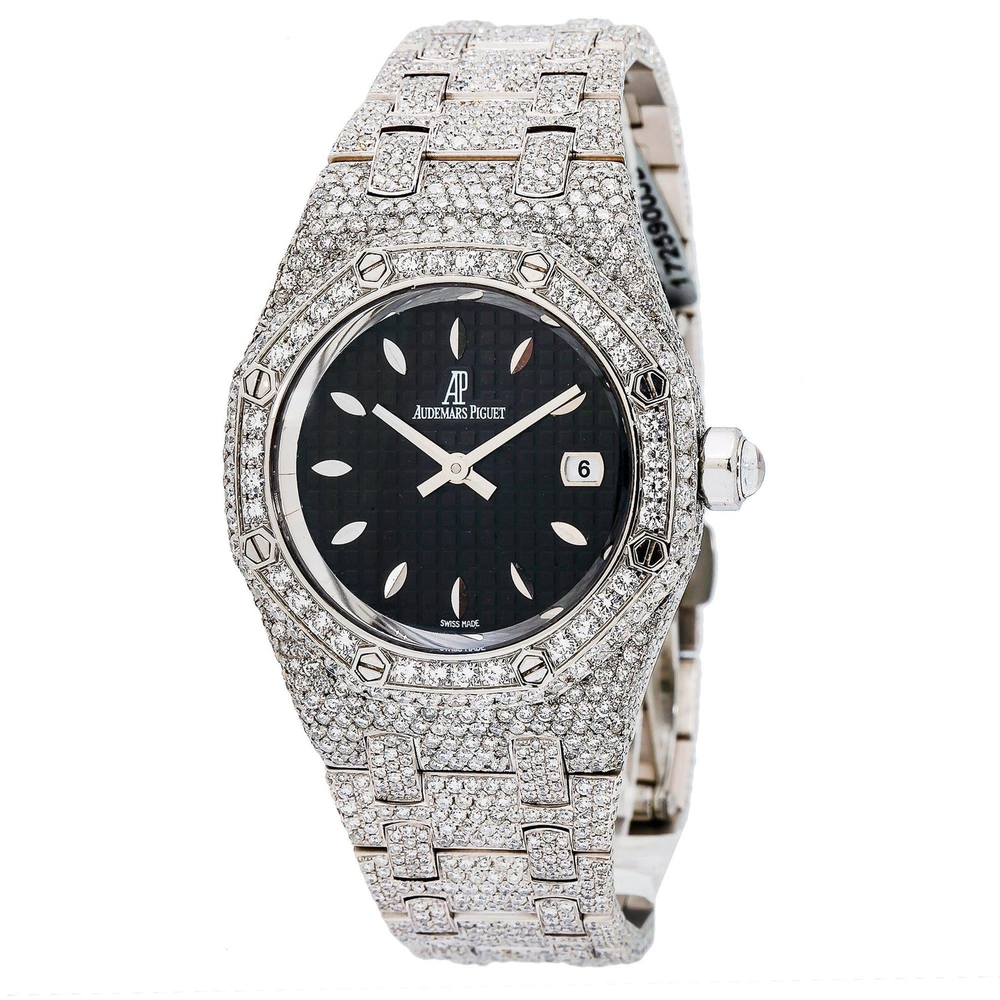 Audemars Piguet Royal Oak Lady 67601ST 33MM Black Dial With Stainless Steel Bracelet