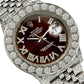 Rolex Datejust 36MM 116234 Brown Roman Diamond Dial Diamond Bezel Stainless Steel Full Diamond Jubilee Bracelet 15.25ct