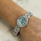 Rolex Datejust 26MM 6916 Blue Mother of Pearl Diamond Dial Diamond Bezel Stainless Steel Semi Diamond Oyster Bracelet