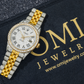 Rolex Datejust 36MM 16013 Diamond Paved Roman Dial Diamond Bezel Two Tone Yellow Gold Full Diamond Jubilee Bracelet