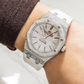 Audemars Piguet Royal Oak Selfwinding 15450ST 37MM Diamond Dial And Bezel With White Rubber Bracelet