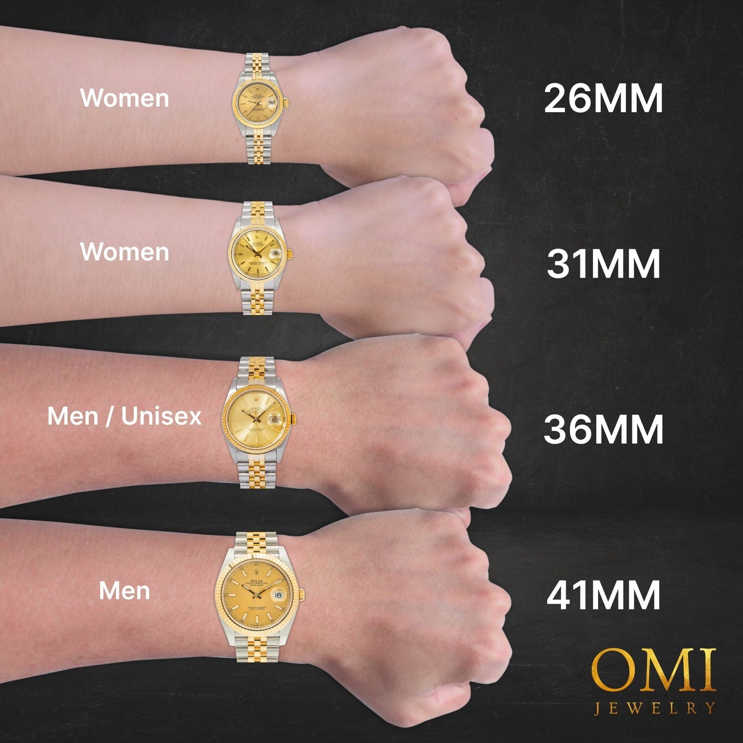 Rolex Datejust 36MM 16233 Red Roman Diamond Dial Diamond Bezel Two Tone Yellow Gold Full Diamond Jubilee Bracelet